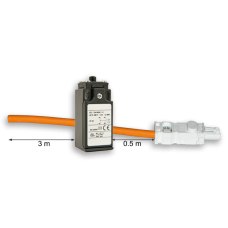 Connection cable with door switch and Wieland female connector, 3.5 m DC 400742
